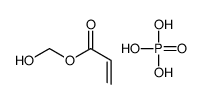 hydroxymethyl prop-2-enoate,phosphoric acid结构式