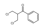 1-phenyl-3-chloro-2-(chloromethyl)-1-propanone Structure