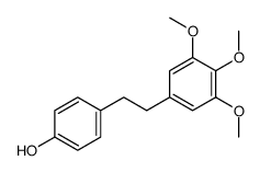 4-[2-(3,4,5-trimethoxyphenyl)ethyl]phenol结构式