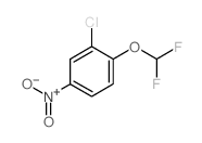 2-氯-1-(二氟甲氧基)-4-硝基苯结构式