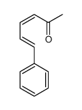 6-苯基-六-3,5-二烯-2-酮结构式