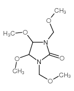 1,3-双(甲氧基甲基)-4,5-二甲氧基- 2-咪唑啉酮结构式