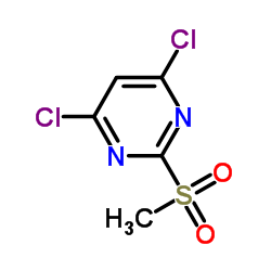 4,6-Dichloro-2-methylsulfonylpyrimidine Structure