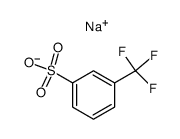 sodium 3-(trifluoromethyl)benzenesulfonate结构式