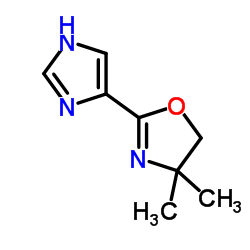 Oxazole,4,5-dihydro-2-(1H-imidazol-4-yl)-4,4-dimethyl- (9CI) Structure