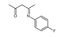 4-(4-fluorophenyl)iminopentan-2-one结构式