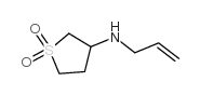 N-Allyltetrahydro-3-thiophenamine 1,1-dioxide hydrochloride Structure