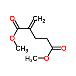 2-亚甲基戊二酸二甲酯结构式
