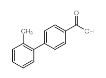 2’-甲基联苯-4-甲酸结构式