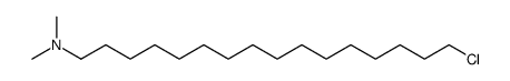 16-chloro-N,N-dimethylhexadecan-1-amine结构式