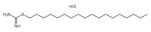 S-octadecyl-isothiourea, hydrochloride结构式