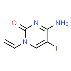 2(1H)-Pyrimidinone, 4-amino-1-ethenyl-5-fluoro- (9CI)结构式