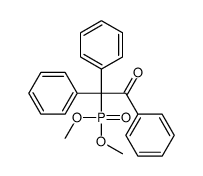 2-dimethoxyphosphoryl-1,2,2-triphenylethanone结构式