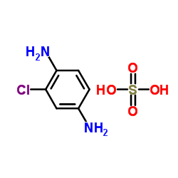 邻氯对苯二胺硫酸盐结构式