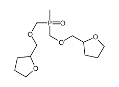 2-[[methyl(oxolan-2-ylmethoxymethyl)phosphoryl]methoxymethyl]oxolane结构式