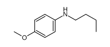 N-butyl-4-methoxyaniline Structure