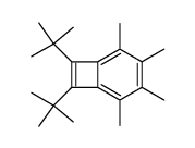 1,2-di-tert-butyl-3,4,5,6-tetramethyl-benzocyclobutadiene Structure