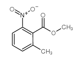 2-甲基-6-硝基苯甲酸甲酯结构式