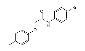 N-(4-bromophenyl)-2-(4-methylphenoxy)acetamide Structure