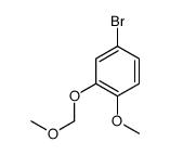 4-bromo-1-methoxy-2-(methoxymethoxy)benzene结构式