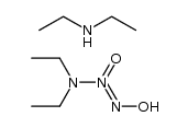 diethylammonium (Z)-1-(N,N-diethylamino)diazen-1-ium-1,2-diolate结构式