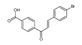 4-[3-(4-bromophenyl)prop-2-enoyl]benzoic acid Structure