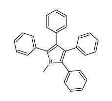 1-methyl-2,3,4,5-tetraphenylborole结构式