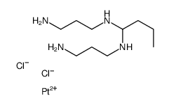 1-N,1-N'-bis(3-aminopropyl)butane-1,1-diamine,platinum(2+),dichloride结构式
