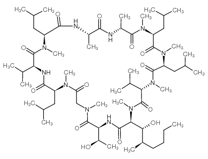 双氢环孢菌素C结构式