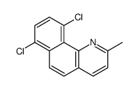 7,10-dichloro-2-methylbenzo[h]quinoline结构式