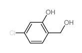 Benzenemethanol,4-chloro-2-hydroxy- Structure