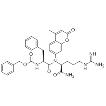 Z-苯丙胺酰-精氨酸-7-氨基-4-甲基香豆素盐酸盐图片