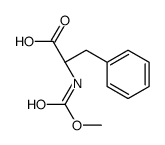 (R)-2-(Methoxycarbonylamino)-3-phenylpropanoic acid Structure