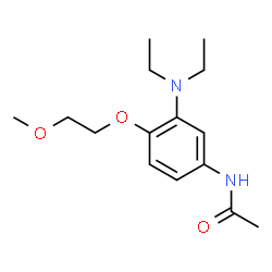 N-[3-(Diethylamino)-4-(2-methoxyethoxy)phenyl]acetamide structure