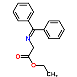 Ethyl 2-((diphenylmethylene)amino)acetate Structure
