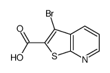 3-溴噻吩并[2,3-b]吡啶-2-羧酸结构式