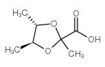 1,3-Dioxolane-2-carboxylicacid,2,4,5-trimethyl-,[4S-(2alpha,4alpha,5beta)]-(9CI) Structure