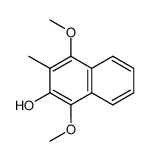1,4-dimethoxy-3-methylnaphthalen-2-ol结构式