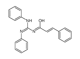 N-(dianilinomethylidene)-3-phenylprop-2-enamide Structure
