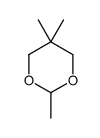 1,3-Dioxane, 2,5,5-trimethyl-结构式