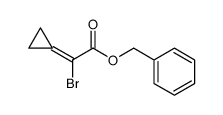 benzyl 2-bromocyclopropylideneacetate结构式