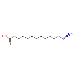 12-(Azido)lauric acid Structure