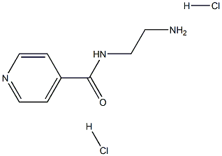 N-(2-氨基乙基)异尼克酰胺二盐酸结构式