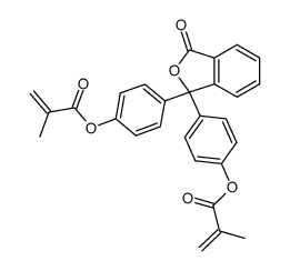 phenolphthalein Bis(methacrylate)结构式