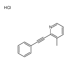 3-methyl-2-(2-phenylethynyl)pyridine,hydrochloride Structure