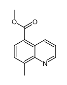 methyl 8-methylquinoline-5-carboxylate结构式