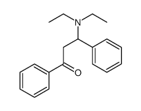 3-(diethylamino)-1,3-diphenylpropan-1-one结构式