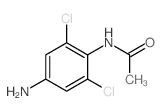 N-(4-氨基-2,6-二氯苯基)乙酰胺结构式