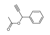 acetic acid 1-phenylprop-2-ynyl ester结构式