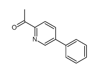 1-(5-phenyl-2-pyridyl)ethanone Structure